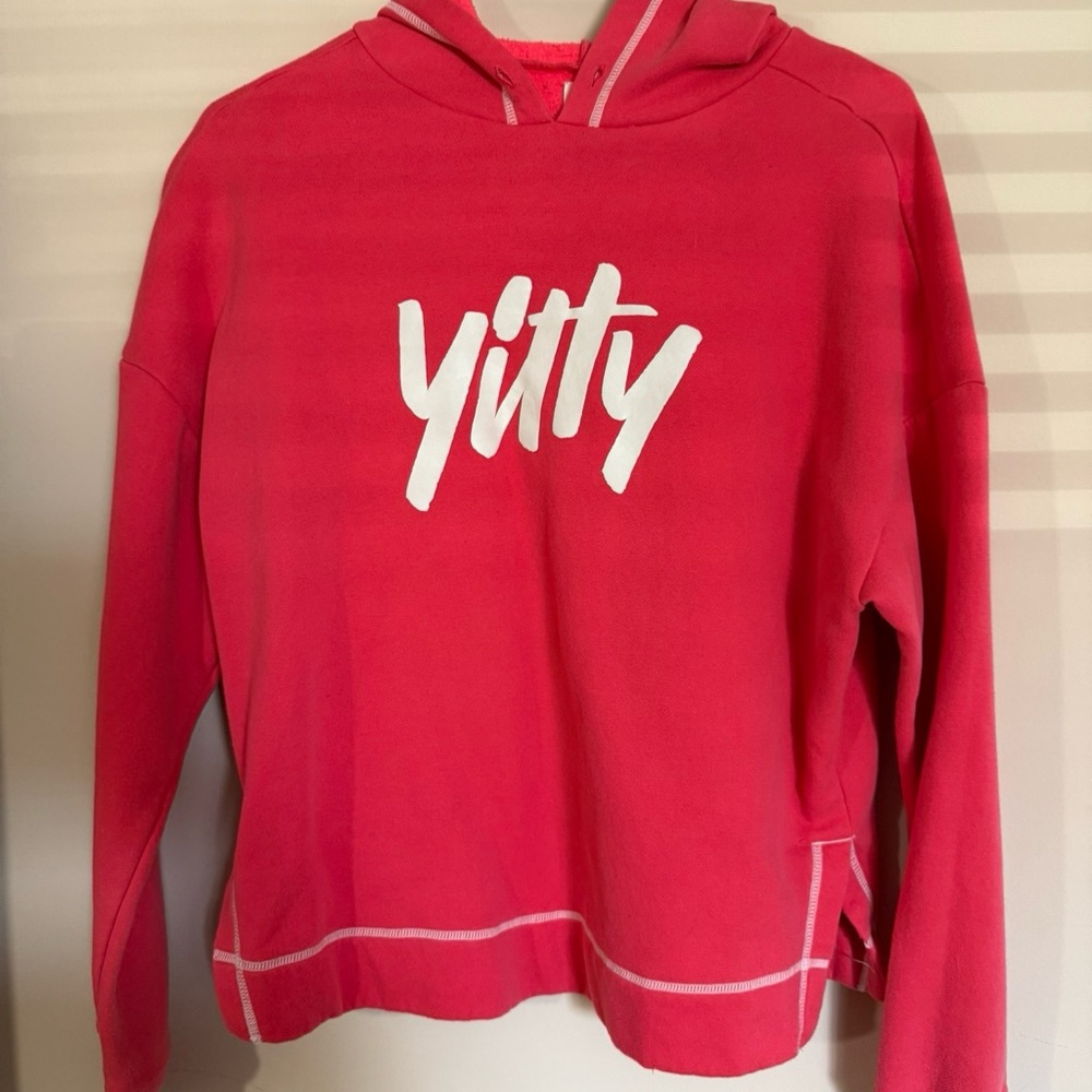 YITTY Women's Pink Hoodie Sweater
